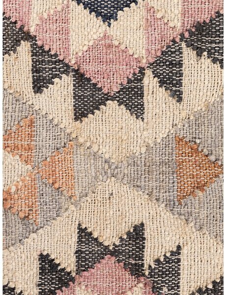 Tappeto grigio in iuta tessuto a mano 80x150 cm Roya Parsa – Elle Decoration