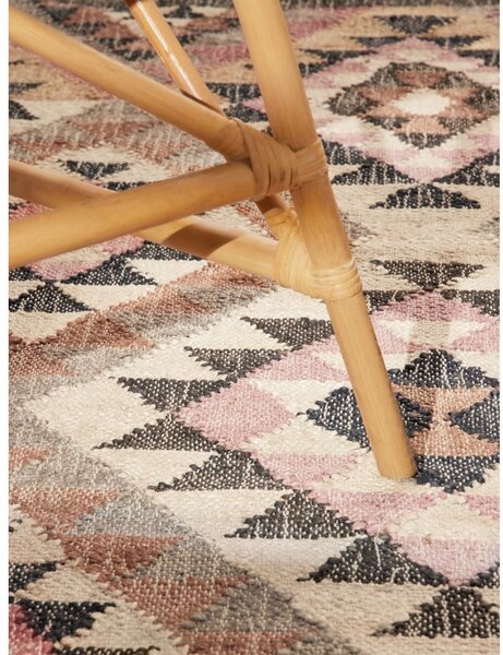Tappeto grigio in iuta tessuto a mano 80x150 cm Roya Parsa – Elle Decoration