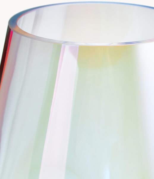 Vaso grande in vetro soffiato Rainbow, alt. 35 cm