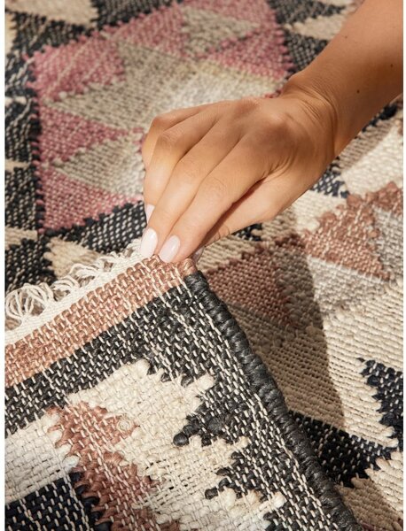 Passatoia grigia in iuta tessuta a mano 80x200 cm Roya Parsa – Elle Decoration