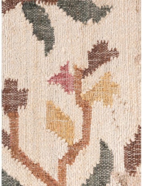 Tappeto color crema in iuta tessuto a mano 160x230 cm Roya Violette – Elle Decoration