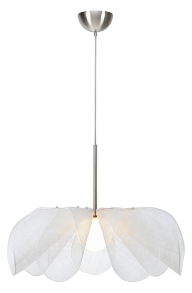 Lampadario bianco con paralume in vetro ø 75 cm Styrka – Markslöjd