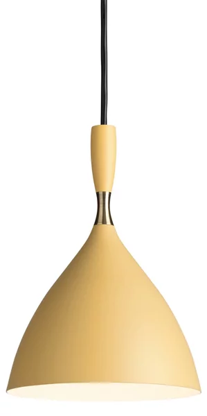 Lampada a sospensione Northern, Dokka, dimmerabile, Giallo, Soggiorno, Metallo, Scandinavo