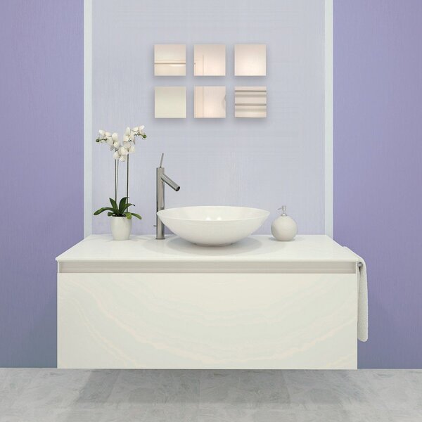 Set di specchi da parete 6 pz 10x10 cm – MSV