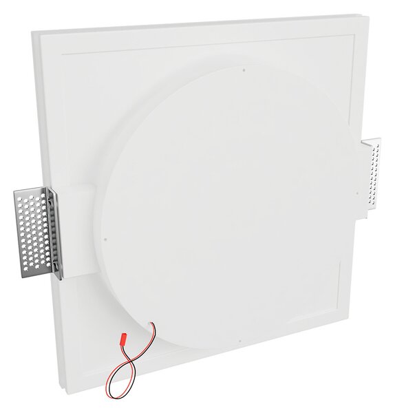 Lampada LED da incasso 85W Luna Crescente 30x30 cm in Gesso