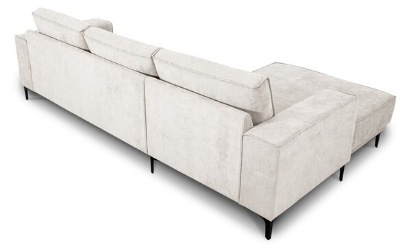 Divano angolare color crema (con penisola a sinistra) Copenhagen – Scandic