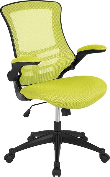 Sedia da ufficio Silecomplaza, dimensioni 65 x 62 x 105 cm, tessuto a rete verde