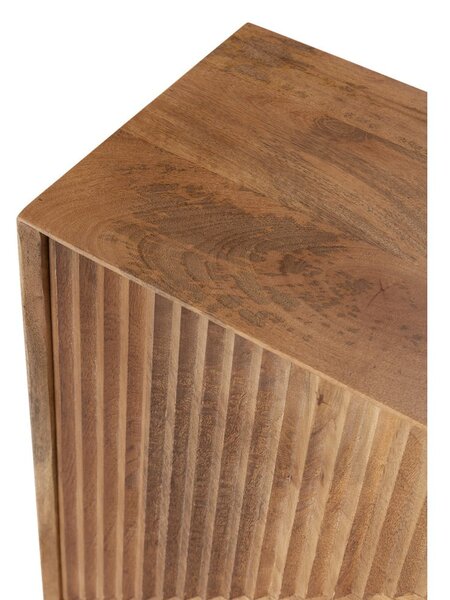 Cassettiera di colore naturale in mango massiccio 170x79x40 cm Nereida – MOME