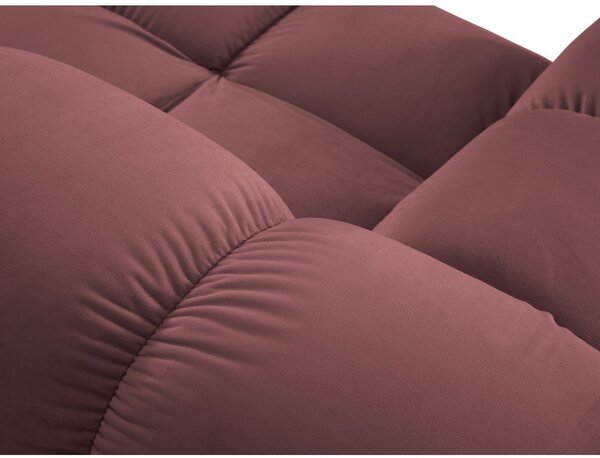 Divano in velluto rosa 379 cm Bellis - Micadoni Home