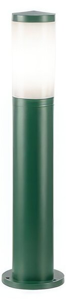 PANAMA PALO BASSO E27 Palo in pressofusione di alluminio Dimensioni 13x8,8xh 50 cm Diffusore in termoplastico opalino colore MUSCHIO