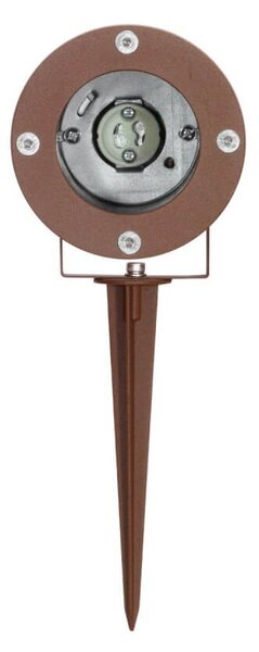 Faretto da Giardino con Picchetto GU10 - CORTEN Colore Corten