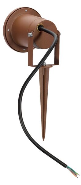 Faretto da Giardino con Picchetto GU10 - CORTEN Colore Corten
