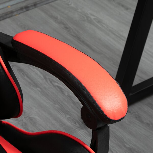 Vinsetto Sedia da gioco sedia da ufficio sedia gamer poggiatesta ergonomico altezza regolabile schienale reclinabile fino a 135°