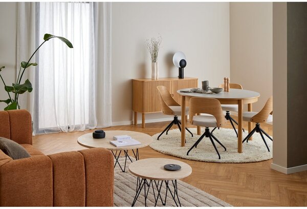 Sedia da pranzo beige/di colore naturale Lucy – Actona