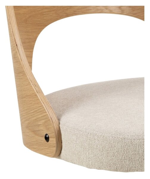 Sedia da pranzo beige/di colore naturale Lucy – Actona
