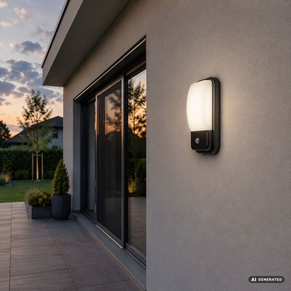 Rabalux 77233 - Applique da esterno LED con sensore MATZEN 20W/230V IP65