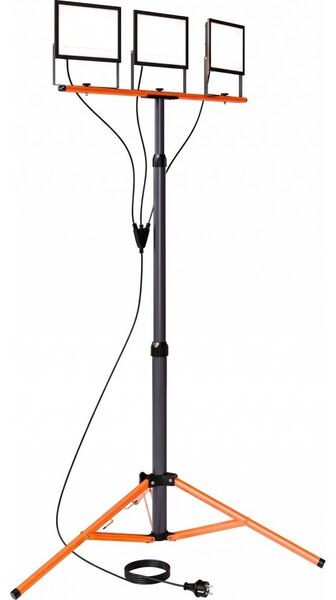 Proiettore LED con stativo 3xLED/100W/230V 4500K IP65 nero/arancione