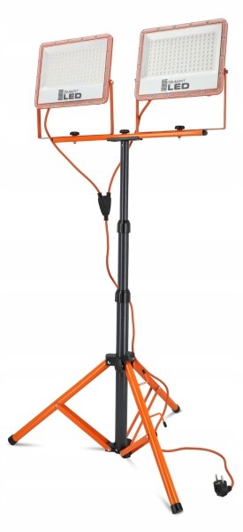 Faro LED con stativo 2xLED/100W/230V 4500K IP65 arancione