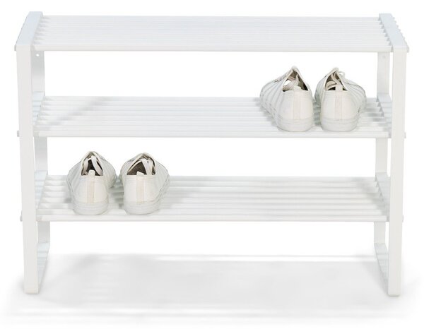 Scarpiera bianca in metallo 70x49x29 cm Rex – Spinder Design