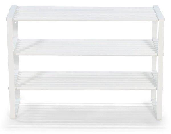 Scarpiera bianca in metallo 70x49x29 cm Rex – Spinder Design