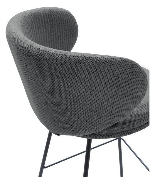 Set di sbagelli da bar in grigio scuro 2 pz (altezza della seduta 65 cm) Rush – Marckeric