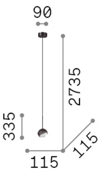 IDEAL LUX Lampada a sospensione Bloom, Ottone / Oro, Soggiorno / Sala da pranzo, Metallo, Moderno, Lampada a sospensione