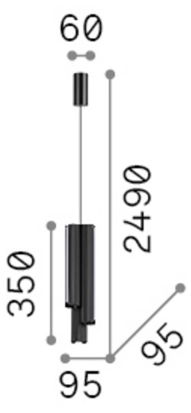 IDEAL LUX Lampada a sospensione Dorica, dimmerabile, Ottone / Oro, Soggiorno / Sala da pranzo, Alluminio, Moderno, Lampada a sospensione
