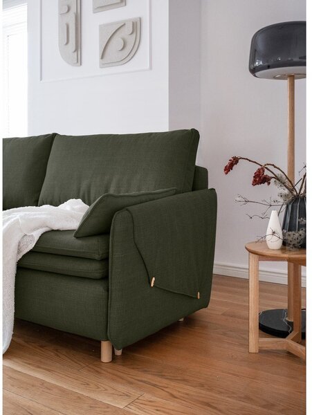 Divano letto verde 207 cm Simon - Miuform