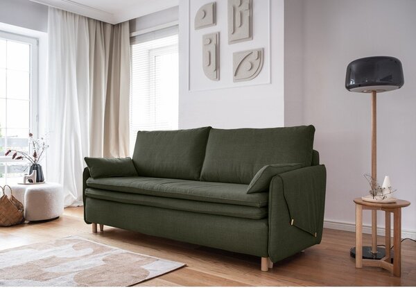 Divano letto verde 207 cm Simon - Miuform