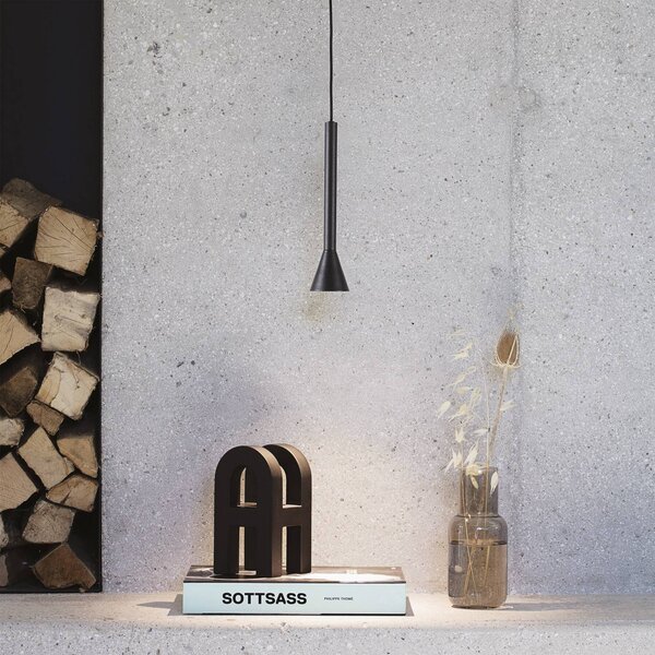 IDEAL LUX Lampada a sospensione Diesis, Nero, Soggiorno / Sala da pranzo, Metallo, Moderno, Lampada a sospensione