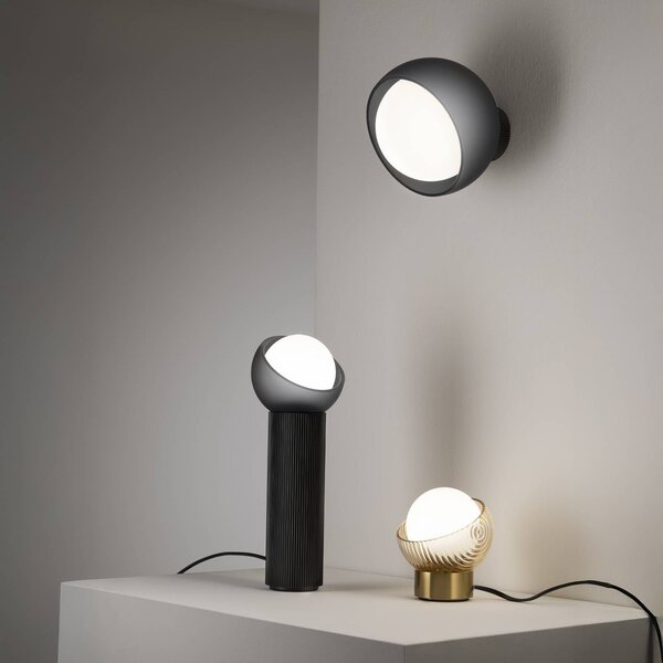 IDEAL LUX Lampada da tavolo Bloom, Ottone / Oro, Soggiorno / Sala da pranzo, Metallo, Moderno, Lampada da tavolo