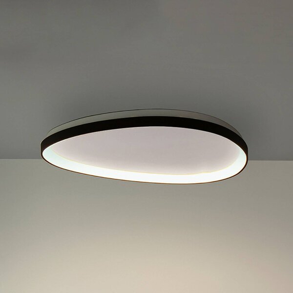 IDEAL LUX Plafoniera soffitto Gemini, Nero, Soggiorno / Sala da pranzo, Metallo, Moderno, Plafoniera