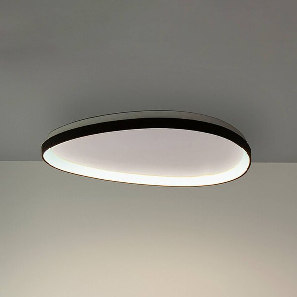 IDEAL LUX Plafoniera soffitto Gemini, dimmerabile, Nero, Soggiorno / Sala da pranzo, Metallo, Moderno, Plafoniera