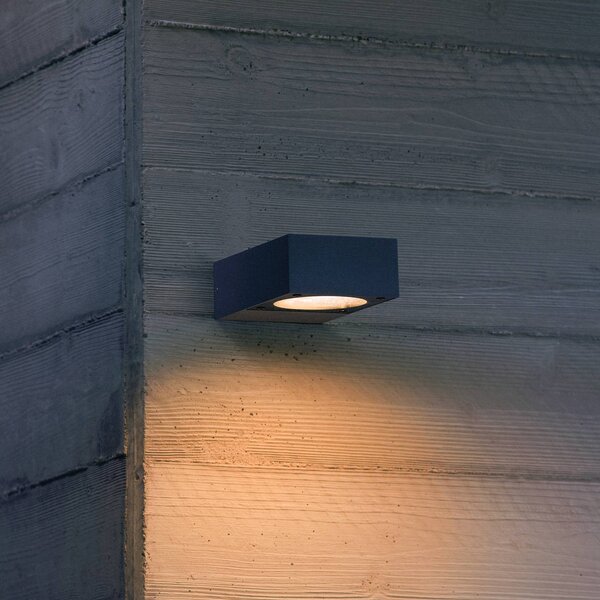 IDEAL LUX Applique da esterni Sirio, Nero, Alluminio, Moderno, Applique da esterni