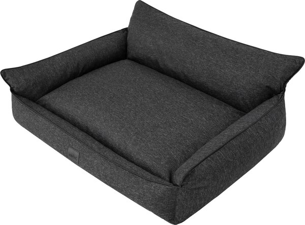 Letto ortopedico per cani JOKER letto per cani divano letto cestino materasso letto per animali XXL 106x80 cm nero sembra lino