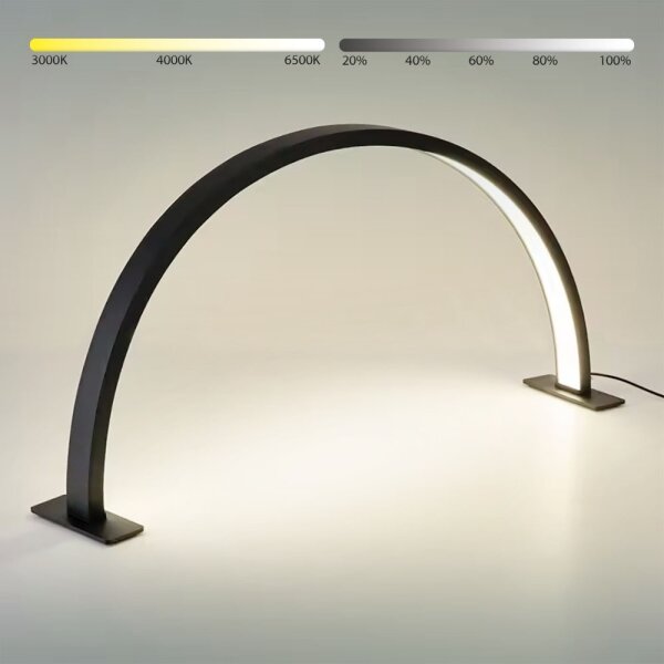 Brilagi - Lampada ad arco LED dimmerabile RADIO LED/30W/24/230V 3000-6500K nera