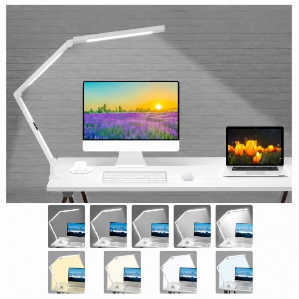 Brilagi-LED Lampada da tavolo dimmerabile a sfioramento VARIO LED/12W/230V 3000-6500K bianca