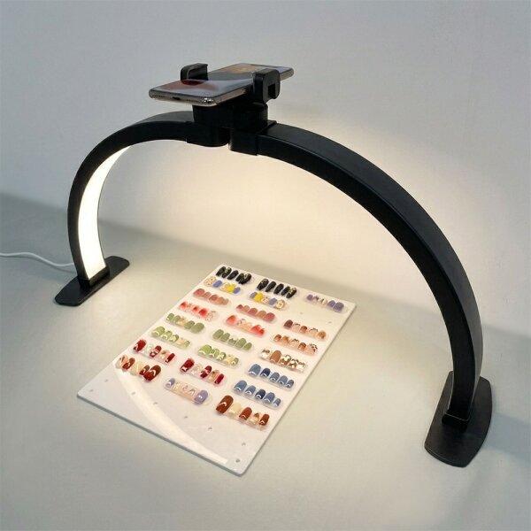 Brilagi - Lampada ad arco LED dimmerabile RADIO LED/25W/24V 3000-6500K nera