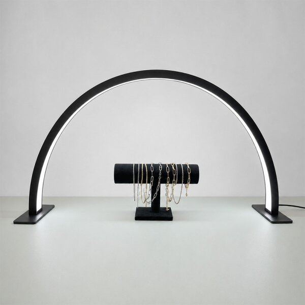 Brilagi - Lampada ad arco LED dimmerabile RADIO LED/30W/24/230V 3000-6500K nera
