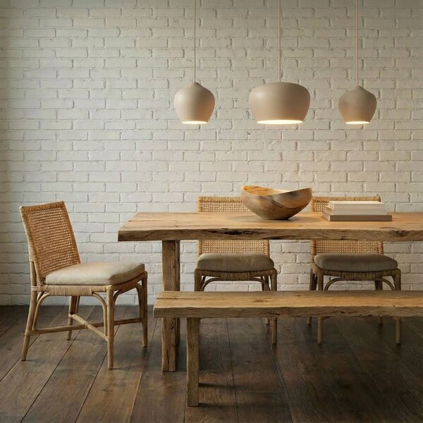 Lampada a sospensione Malisa Lucande, dimmerabile, Crema / Ambra, Soggiorno / Sala da pranzo, Metallo, Scandinavo, Lampada a sospensione