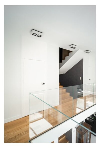 Lampada da soffitto bianca con paralume in metallo 34x18,5 cm Loid - GTV
