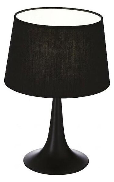 Ideal Lux - Lampada da tavolo LONDON 1xE27/60W/230V nera