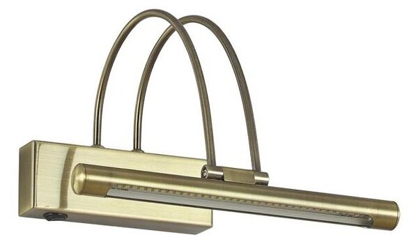 Ideal Lux - Lampada per quadri a LED BOW LED/3,5W/230V CRI 90 26 cm ottone
