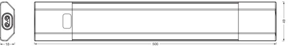 Osram - LED RGBW lampada sottopensile dimmerabile LINEAR EDGE LED/8W/230V bianco+telecomando