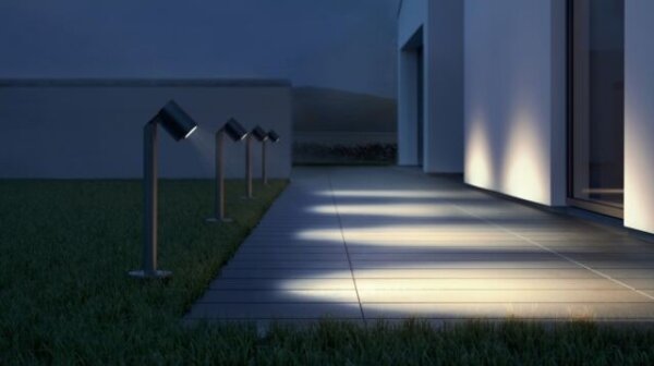 STEINEL 058661 - Lampada LED da esterno con sensore SPOT WAY 1xGU10/7W/230V IP44