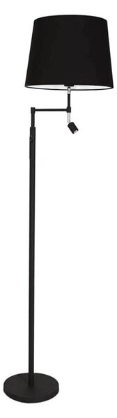 ByRydens 1988780-4007-LED Lampada da terra ORLANDO 1xE27/5W/230V+LED/3W nera