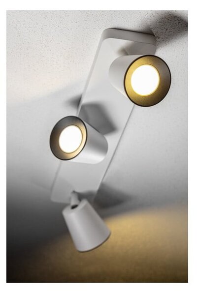 Lampada da soffitto bianca con paralume in metallo 9x53 cm Elli - GTV