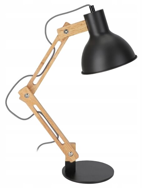 Lampada da tavolo 1xE27/40W/230V nera