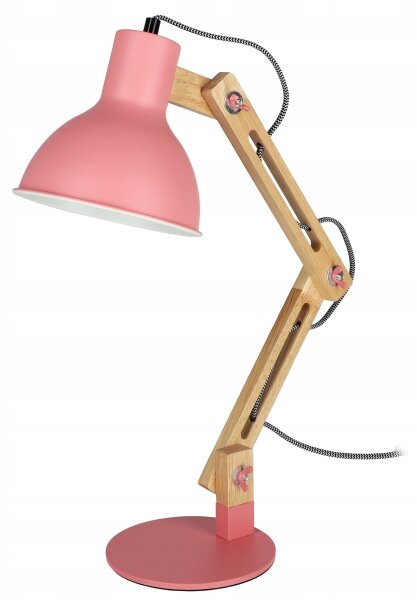 Lampada da tavolo 1xE27/40W/230V rosa