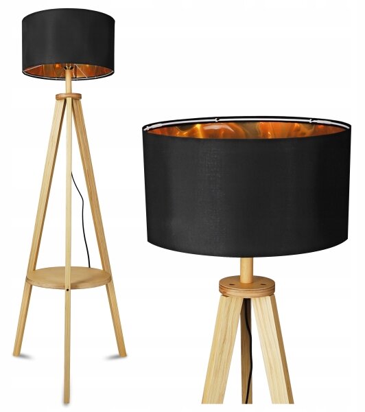 Lampada da terra 1xE27/40W/230V nera